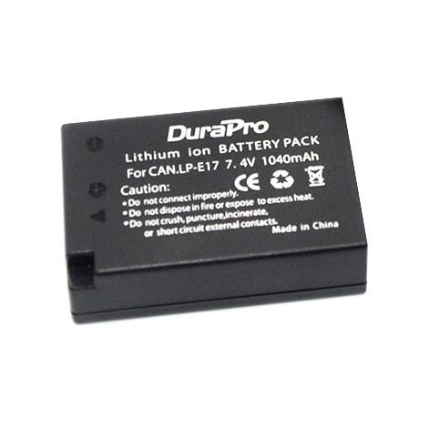 Pin LP-E17 Durapro - Báo dung lượng pin