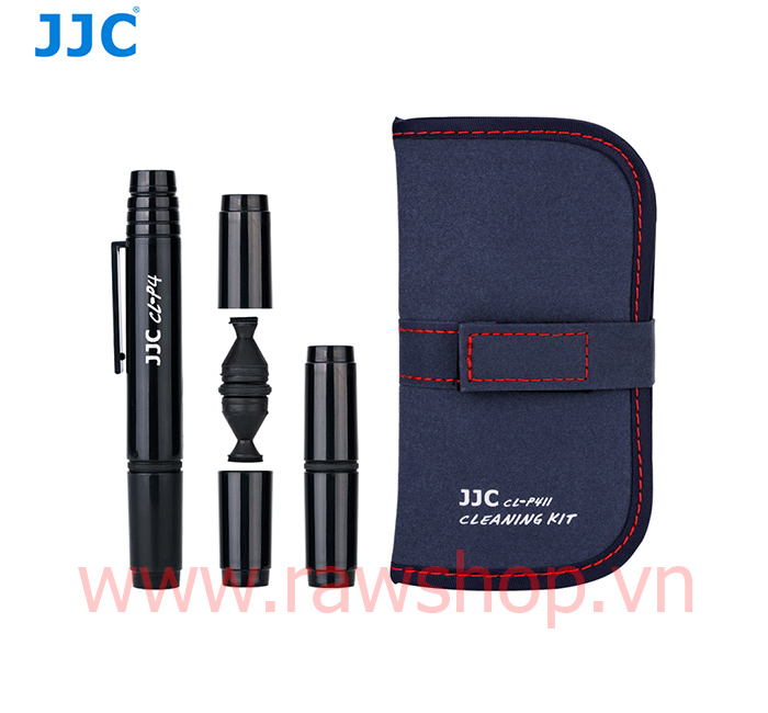 Lenspen JJC CL-P4II 6 đầu mực carbon, ví đựng, khăn lau