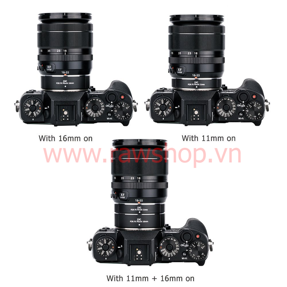 JJC Auto Focus Macro Extension Tube Set for Fujifilm