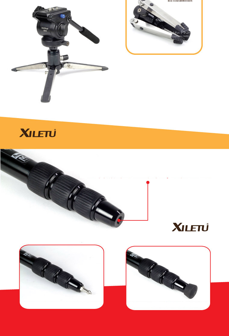 SUPER combo monopod quay phim LETU 284