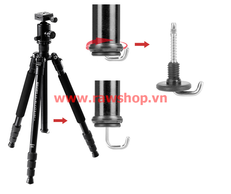 Chân máy ảnh Tripod TRIOPO T258 + Ball head B2