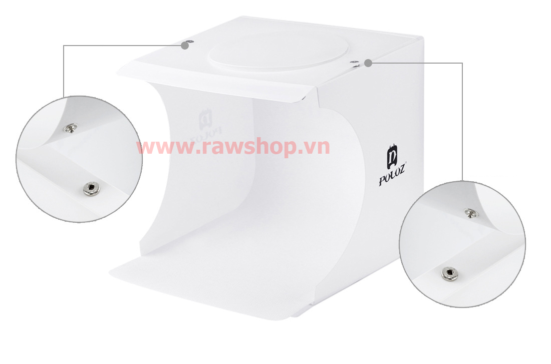 Hộp chụp sản phẩm Mini 2 đèn LED PULUZ 20x20x20cm