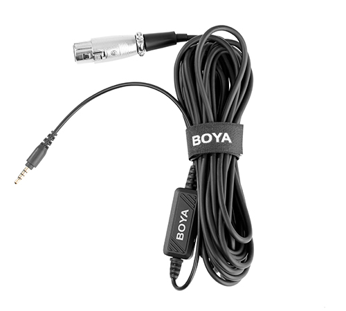 Dây MICRO BOYA BC-A6 3.5mm XLR - for smart phone - dài 6m - 7684122 Yêu thích