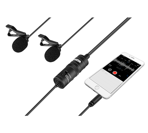 Micro đôi cài áo BOYA BY-M1DM - Dual Omni-directional Lavalier Microphone - 7680663 Yêu thích