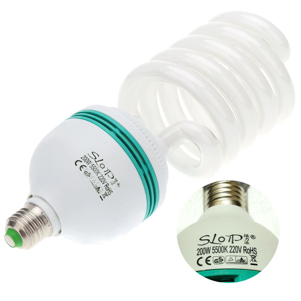 Bóng đèn ánh sáng liên tục 200W 5500k - chuyên dụng chụp sản phẩm