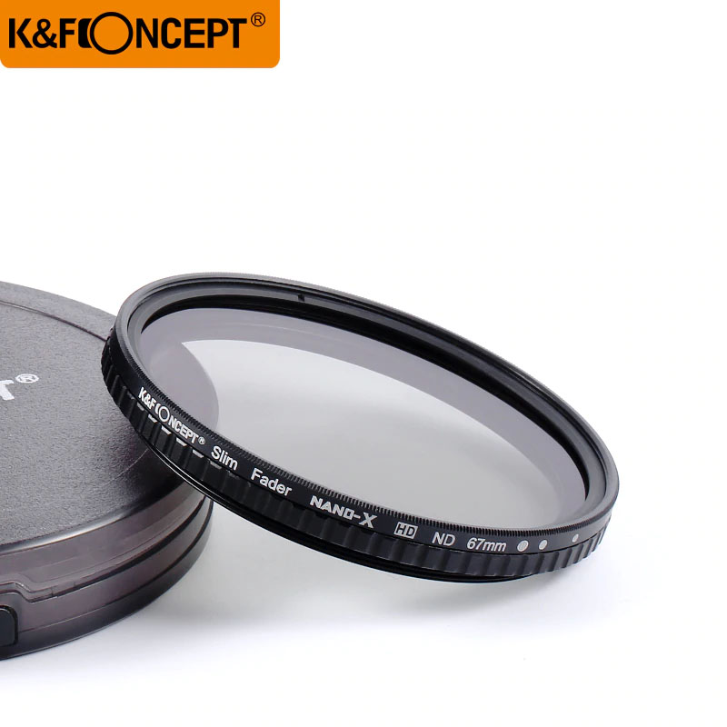 KF Concept 82mm ND Filter Neutral Density Variable Filter ND2 to ND32 for lens NO"X" Spot,Nanotec,Ultra-slim