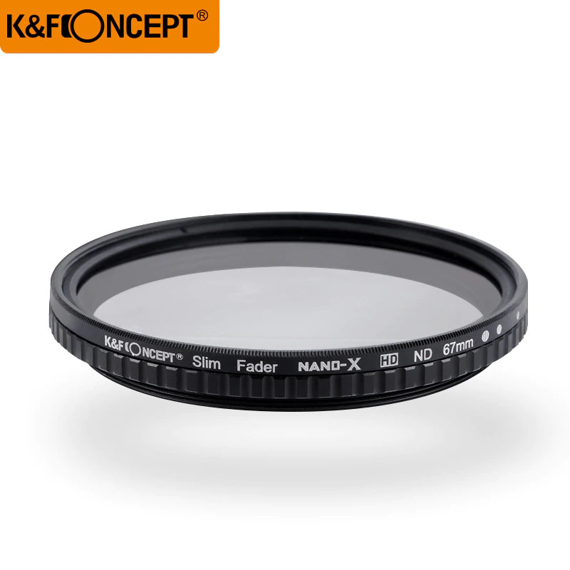 KF Concept 77mm ND Filter Neutral Density Variable Filter ND2 to ND32 for lens NO"X" Spot,Nanotec,Ultra-slim