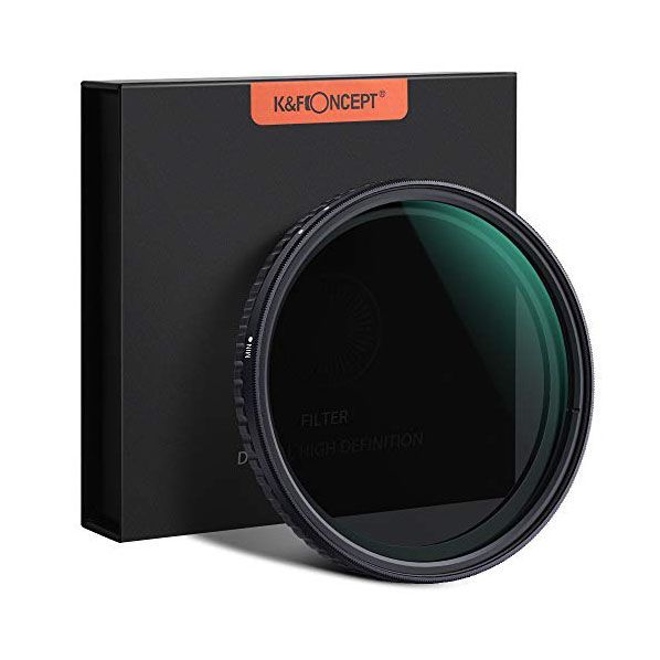 KF Concept 77mm ND Filter Neutral Density Variable Filter ND2 to ND32 for lens NO"X" Spot,Nanotec,Ultra-slim