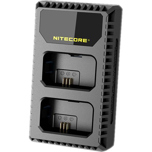 Sạc Nitecore USN1 Dual-Slot USB Travel Charger for Sony NP-FW50 Lithium-Ion Batteries