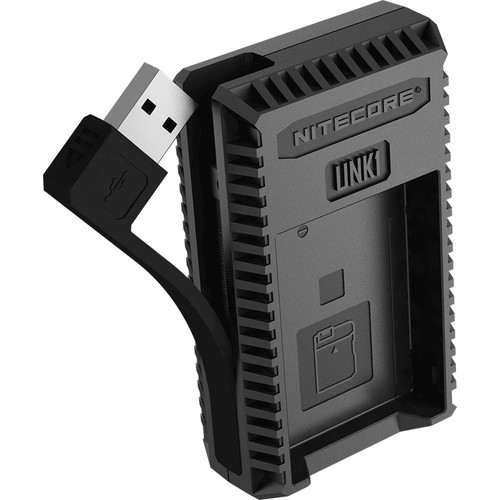 SạcNitecore UNK1 Dual-Slot USB Travel Charger for Nikon EN-EL14, EN-EL14a, and EN-EL15 Lithium-Ion Batteries