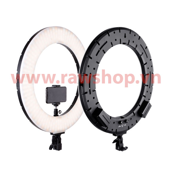 Đèn Ring led RL-18II - 60W - có khe cắm pin, chỉnh màu