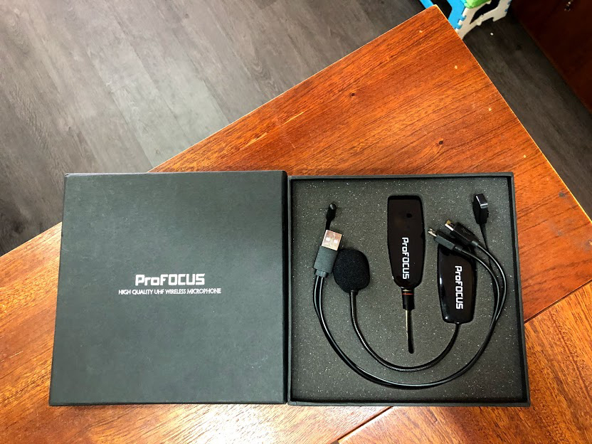 ProFOCUS UHF wireless micro for for Live stream