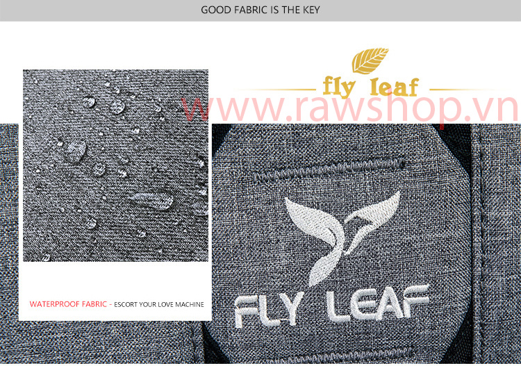 Balo Fly leaf 300AW Canvas Grey - Full foto - Chống nước