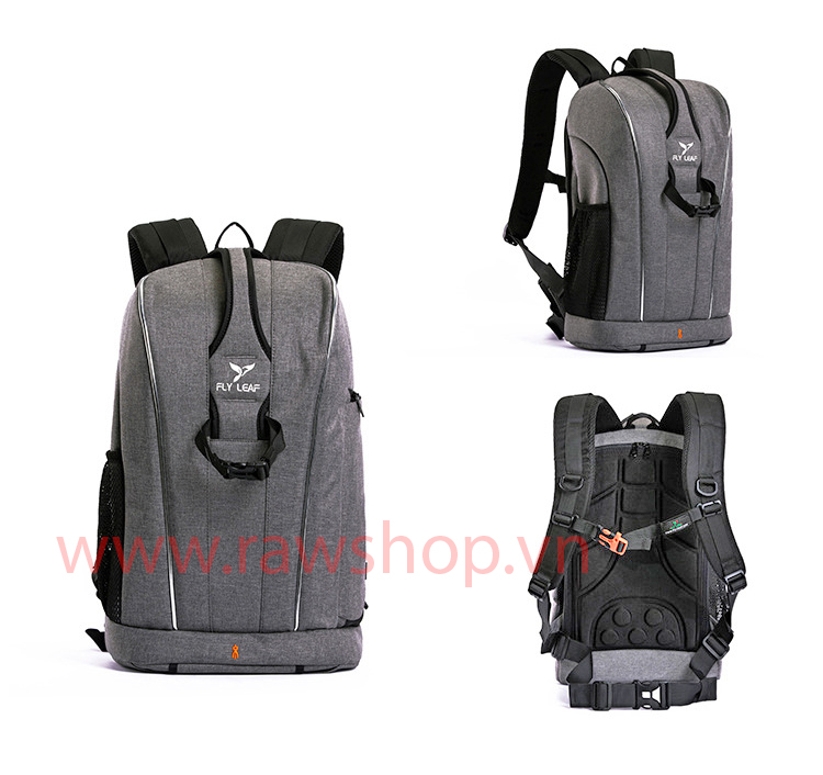 Balo Fly leaf 300AW Canvas Grey - Full foto - Chống nước