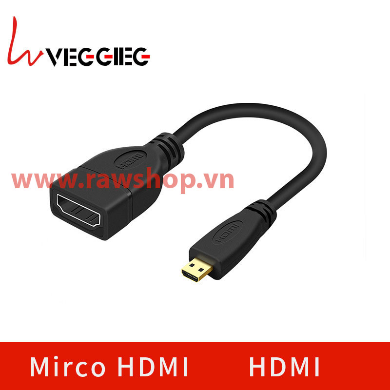 Cáp chuyển đỏi HDMI - Micro HDMI for Sony A7, A7II, A7III, A6300, A6500...