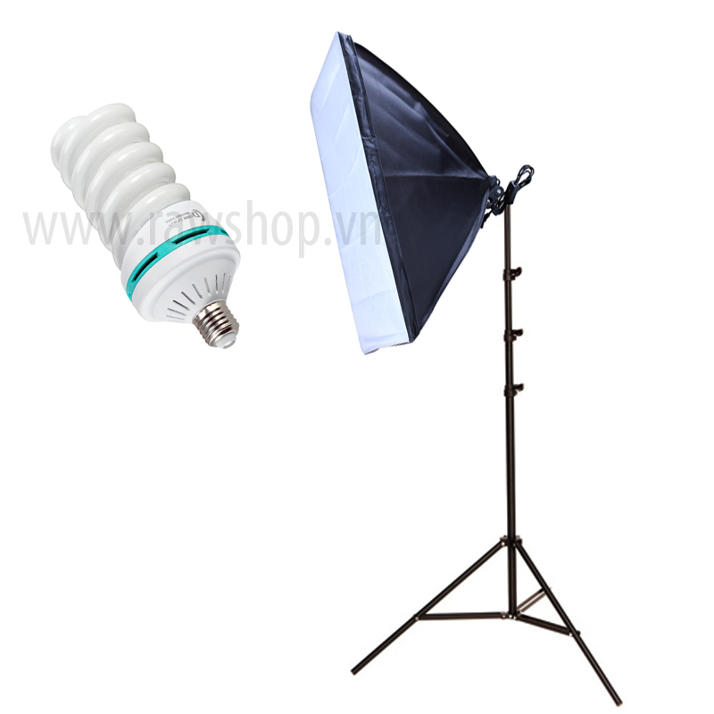 Bộ đèn chụp sản phẩm 200W 5500K softbox