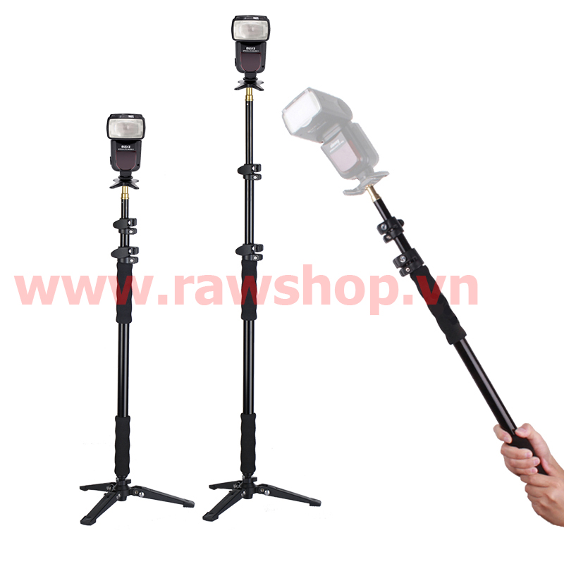 Tay boom ngang kiêm Monopod cao 1m58