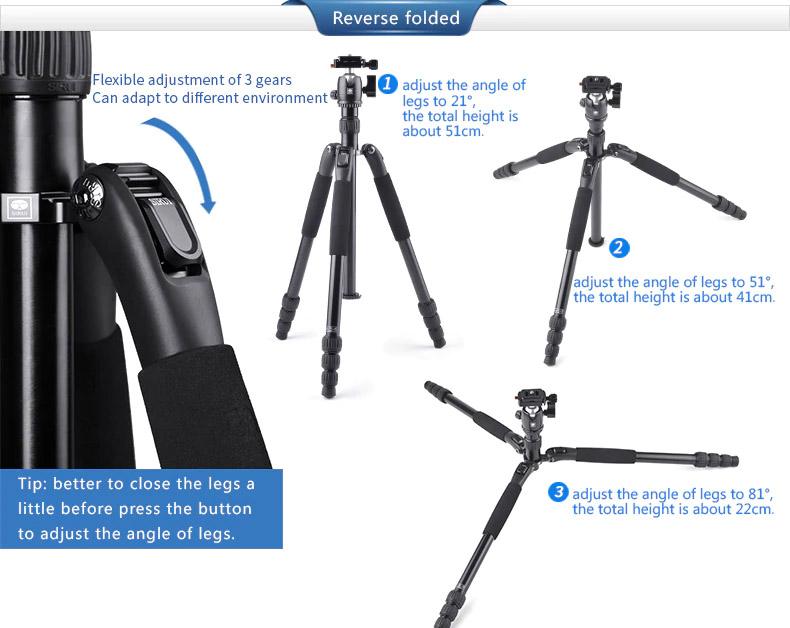 Tripod Sirui Aluminium T-004SK + Đầu bi ballhead B-00K (Màu đen)