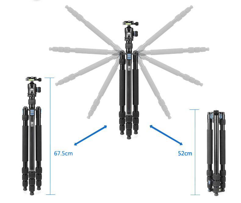 Tripod Sirui Aluminium W1004 - Water proof