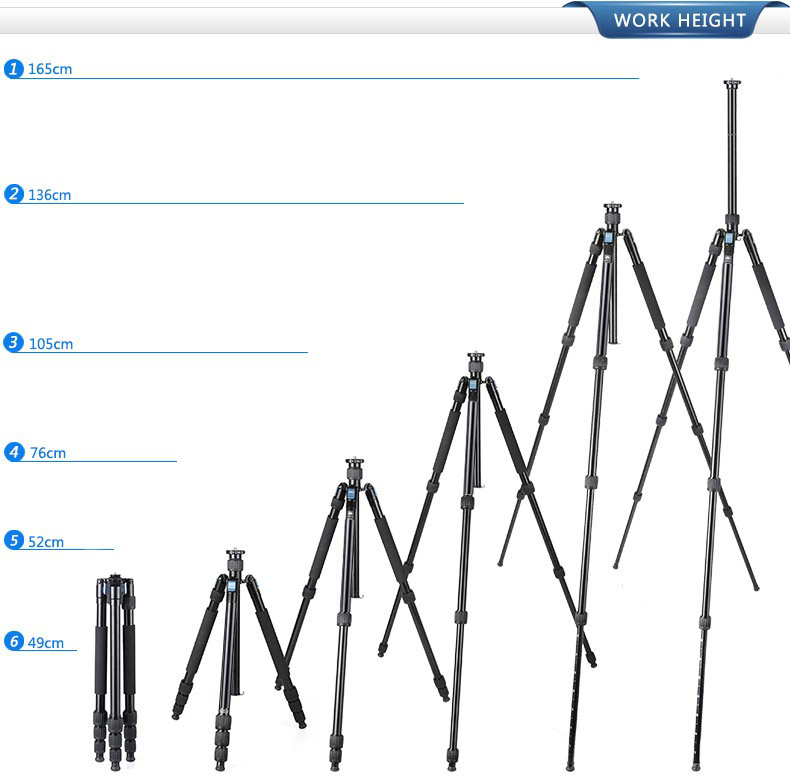 Tripod Sirui Aluminium W1004 - Water proof