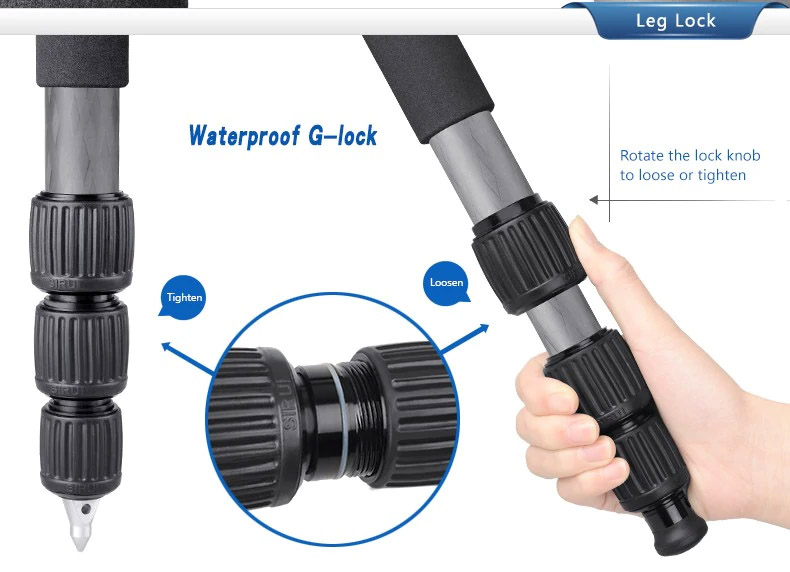 Tripod Sirui Carbon W2204 - Water proof