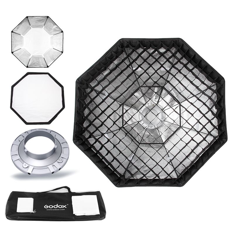 Softbox tổ ong Godox bát giác octagon 140cm