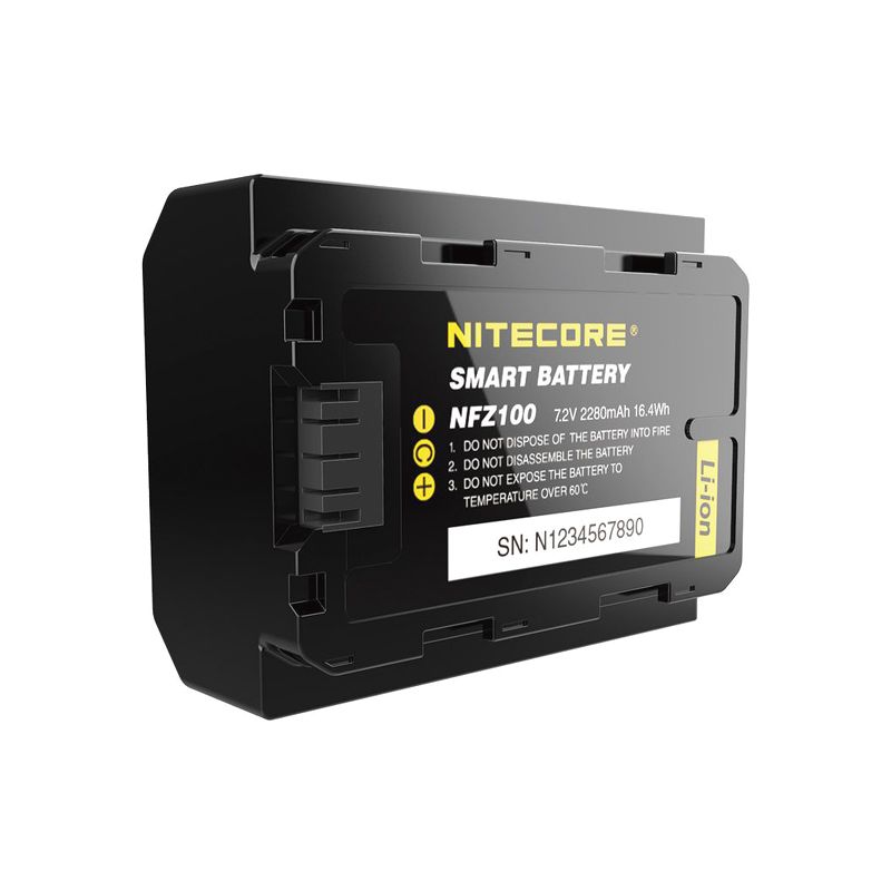 Pin NITECORE FZ100 - smart battery for Sony A7III A7IV series, A9 series