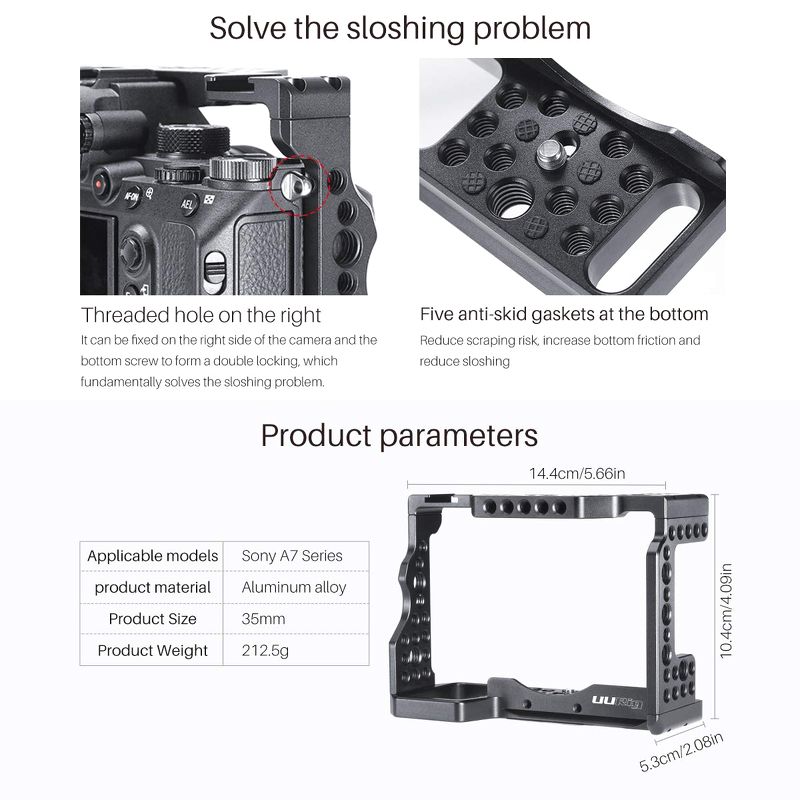 Khung Case RIG CNC ProFOCUS for Sony A7 mark III - cực đẹp