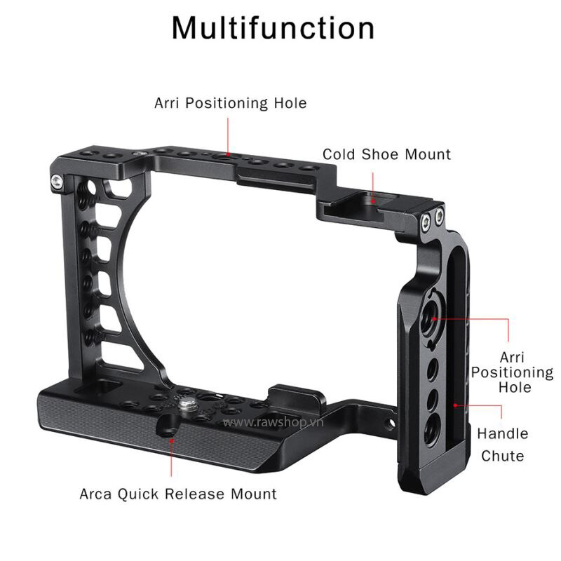 Khung Rig Andoer for Sony A6400, A6500, A6300, A6000