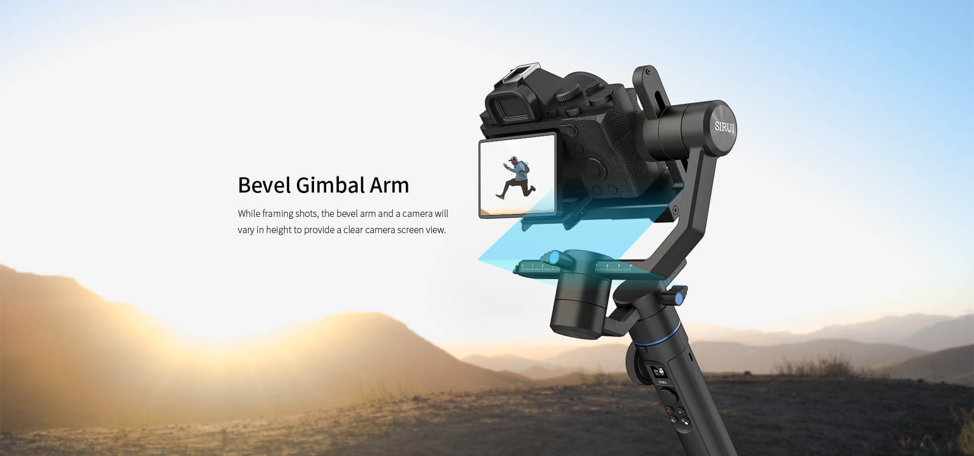 Gimbal Sirui Swift P1 - dành cho Mirroless và điện thoại