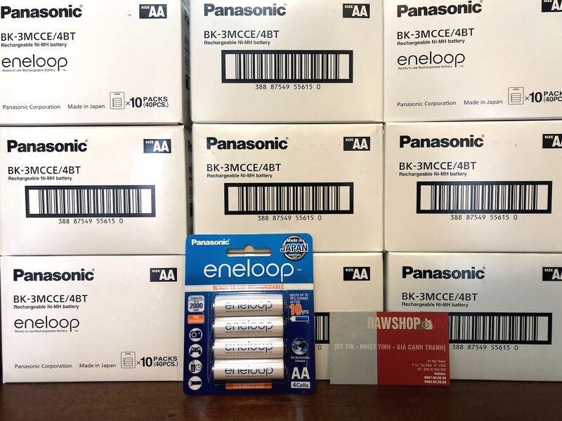 Pin AA ENELOOP Panasonic BK-3MCCE/4BT - Chính hãng Panasonic Việt Nam phân phối - full VAT - vỉ 4 viên