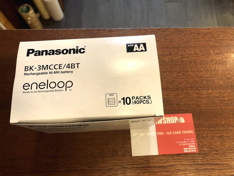 Pin AA ENELOOP Panasonic BK-3MCCE/4BT - Chính hãng Panasonic Việt Nam phân phối - full VAT - vỉ 4 viên