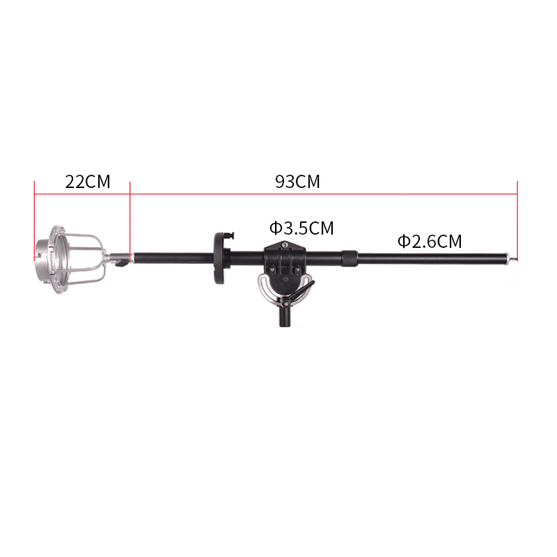 Zoom focusing arm Ambitful AL-06 - Chuyển parabolic đánh thẳng sang đánh ngược