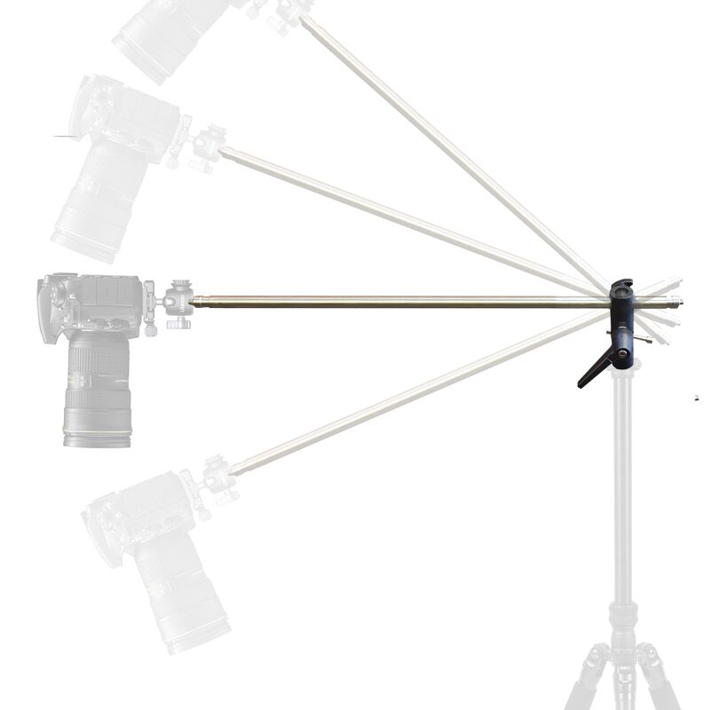 Boom ngang xoay góc Inox cho tripod tải trọng 10kg - Chiều dài boom 60cm - 29538974 Yêu thích