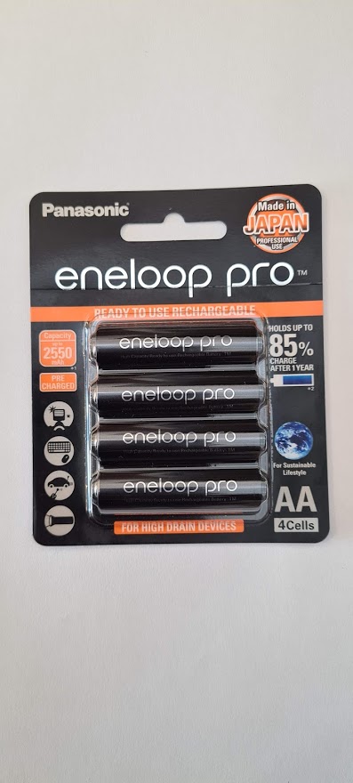 Pin AA ENELOOP Pro 2550mAh - Panasonic BK-3HCCE/4BT - Chính hãng Panasonic Việt Nam phân phối - full VAT - vỉ 4 viên