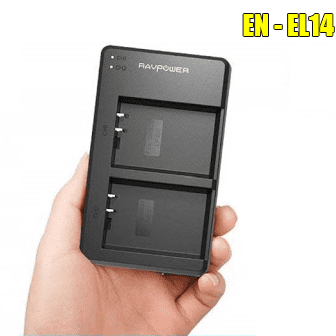 Bộ sạc đôi RAVpower for Nikon EN-EL14