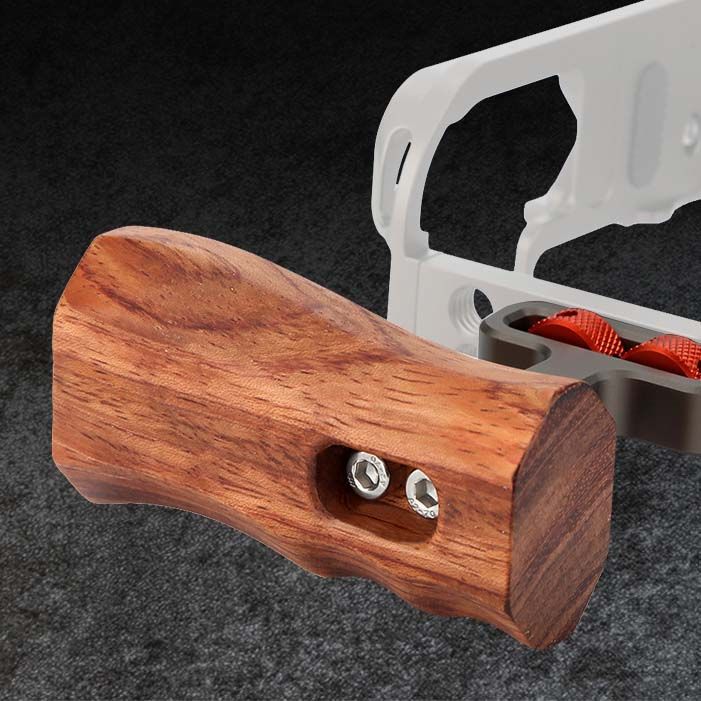 CNC wooden handle for Rig