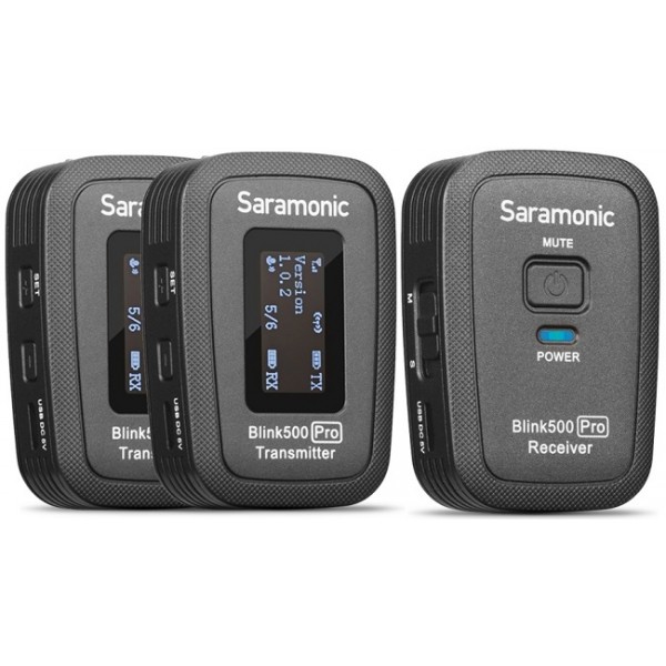 Saramonic Blink 500 Pro B2 (black / white) - Hai người nói cùng lúc - Hàng chính hãng