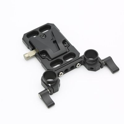 Pat gắn pin V mount (quick release) lên ống 15mm tiêu chuẩn