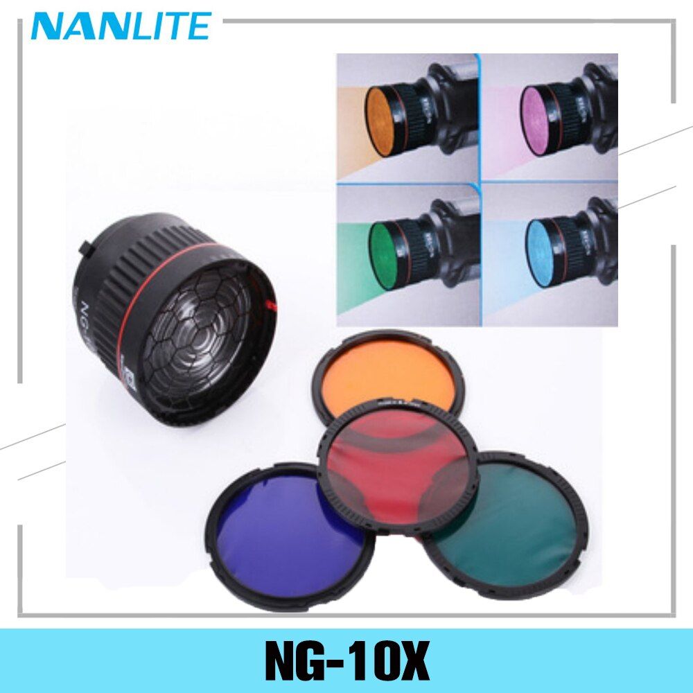 Chóa hiệu ứng Fresnel Nanguang NG-10X - lens kit for Bowens mount