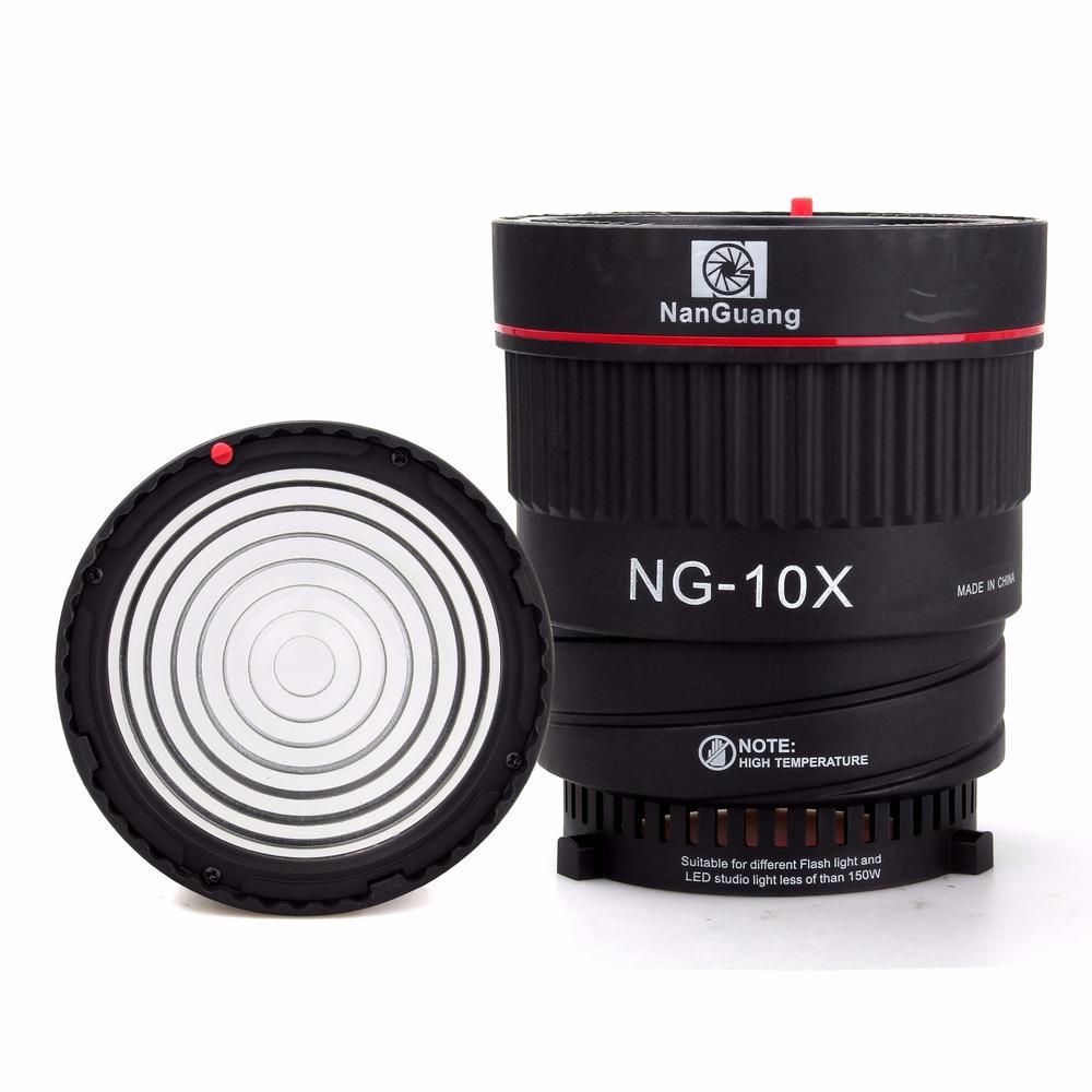 Chóa hiệu ứng Fresnel Nanguang NG-10X - lens kit for Bowens mount