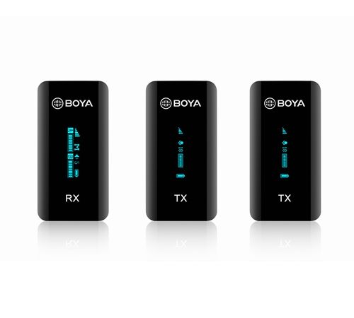 Mic wireless Boya BY XM6 S2 (Chính hãng) - chuẩn 3.5mm - hai người nói cùng lúc