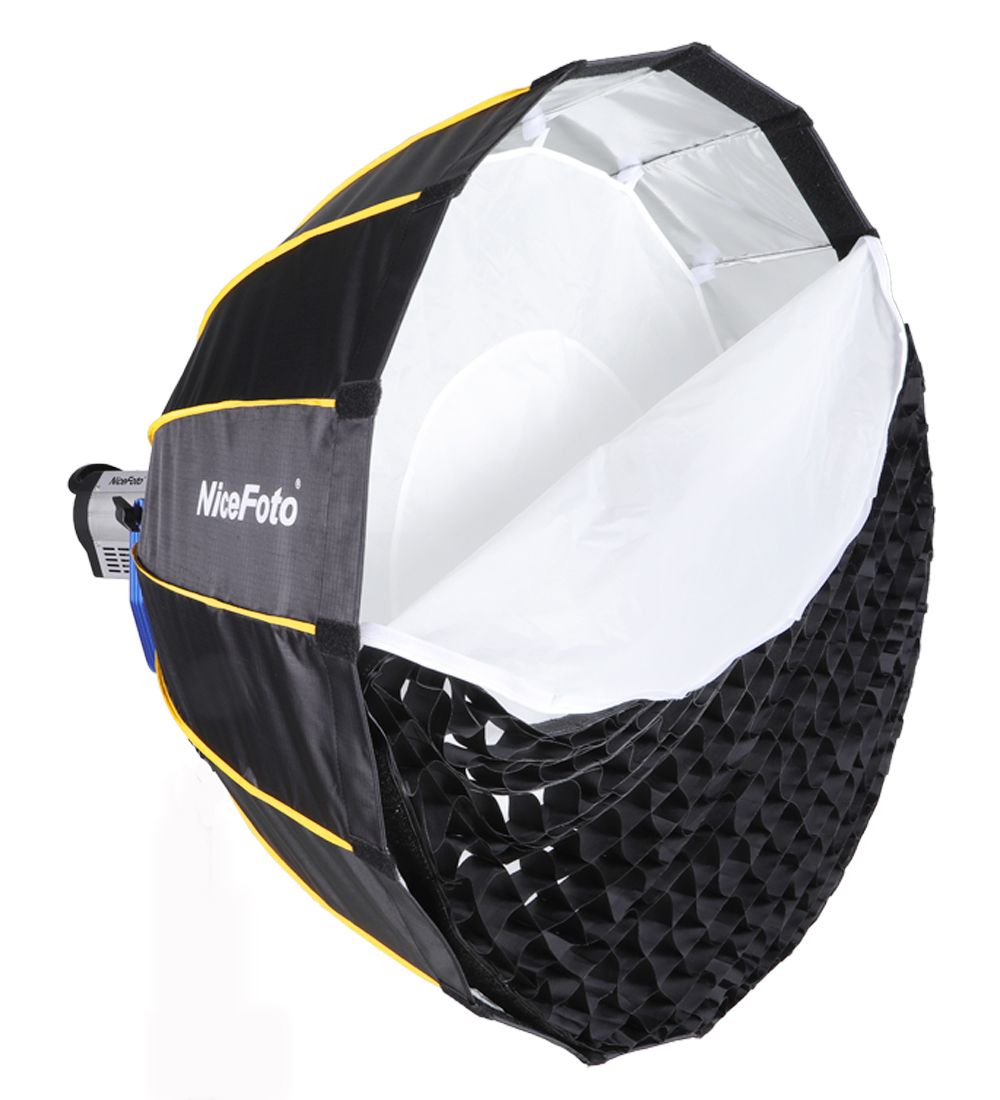 Quick Softbox Pro Deep PARABOLIC Nicefoto 70cm with grid - Bowens mount