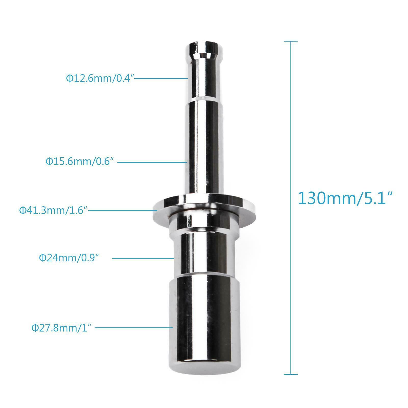 Đầu spigot adapter cho chân CK1 / CK2 - Dùng chuyển đổi thành chân đèn gầm