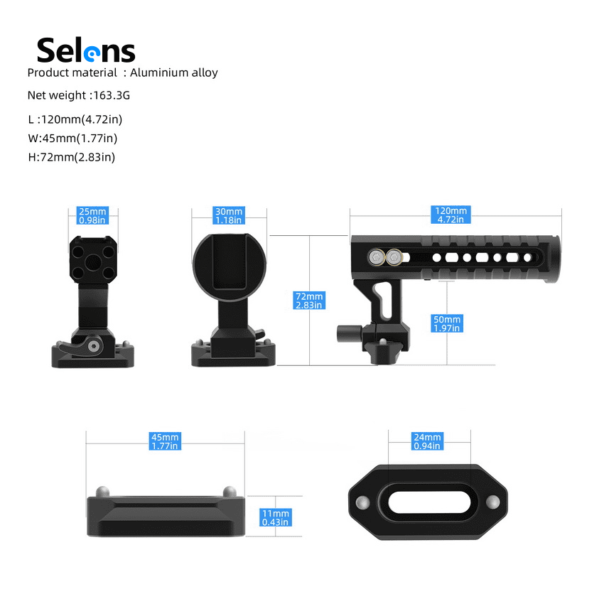 Selens Top handle for Rig, case, smallrig ...