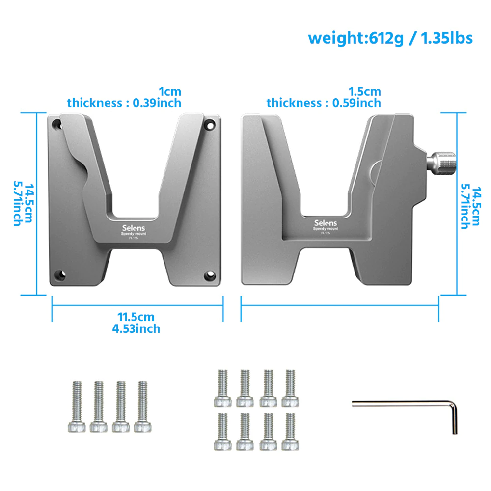 Selens Monitor mounting - Bộ mount gắn màn hình LCD lên chân đèn