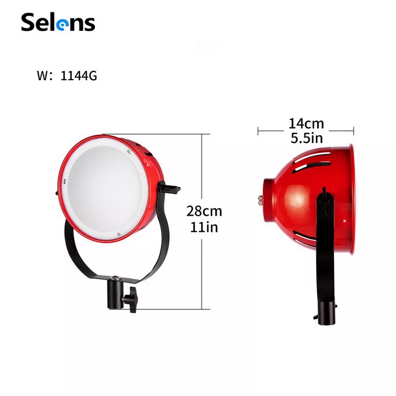 Đèn LED Selens gáo đỏ bandoor 150W bicolor