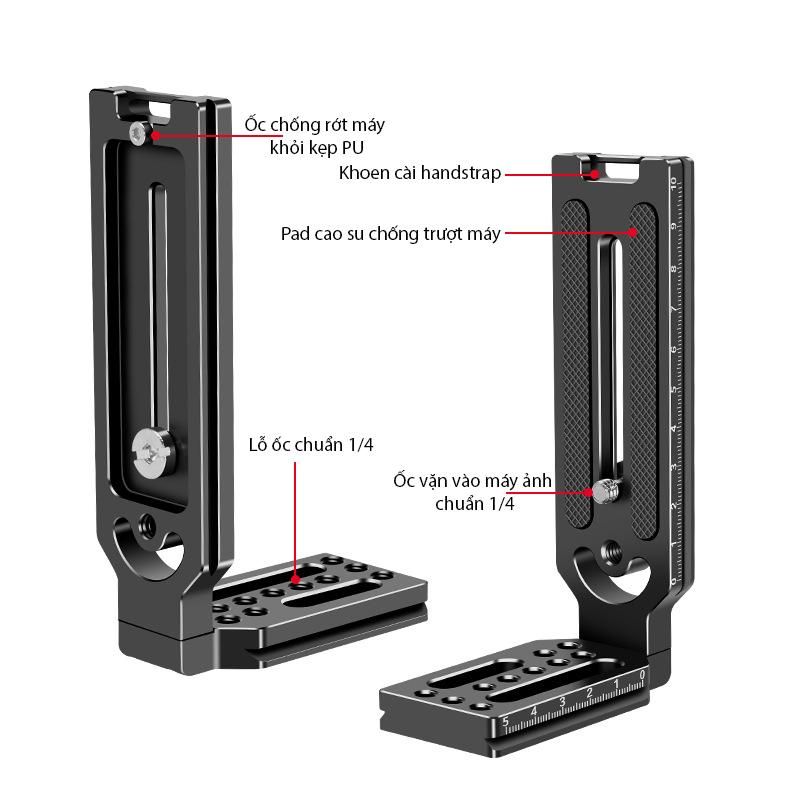 L plate CNC chuẩn PU 2 chiều V6