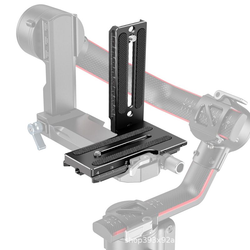 Khung Plate gắn máy đứng cho Gimbal Zhiyun và DJI Ronin