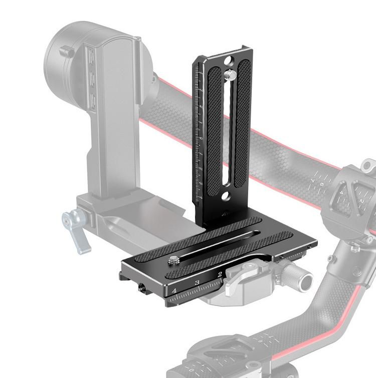 Khung Plate gắn máy đứng cho Gimbal Zhiyun và DJI Ronin